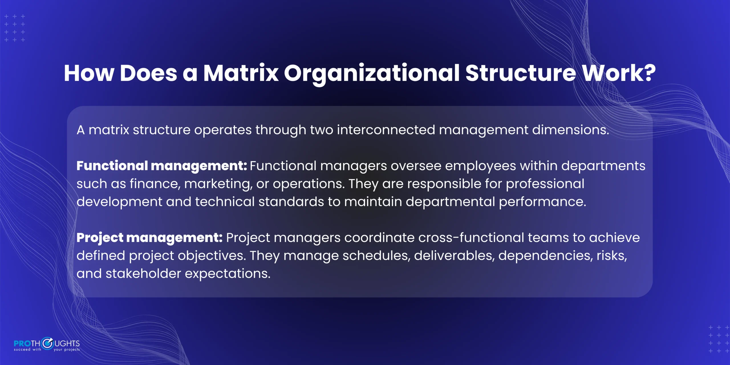 Matrix Organisation structure